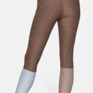 Outdoor Voices Dipped 3/4 Leggings Birch Chestnut Cloud